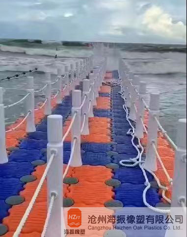 浮漂建设的浮桥